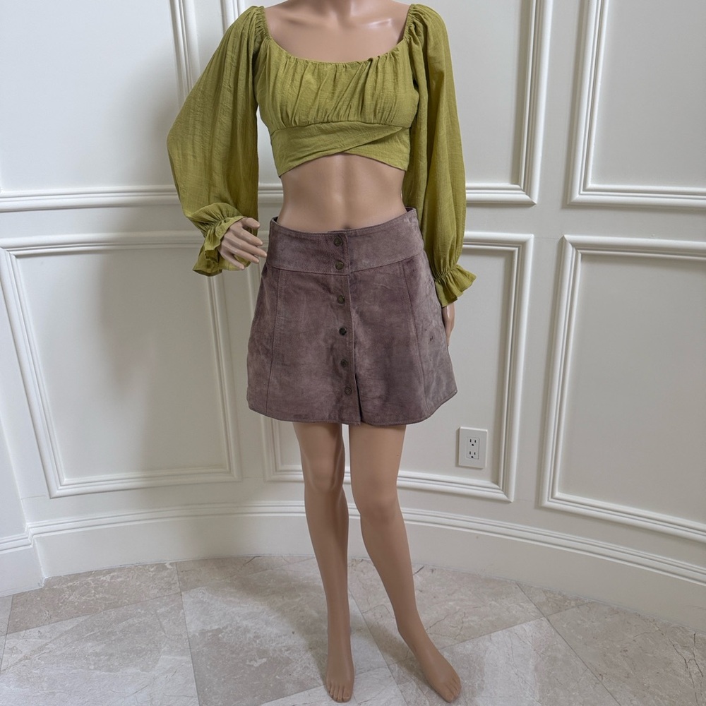 100 % Leather Skirt